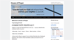 Desktop Screenshot of houseofprayerlutheran.org